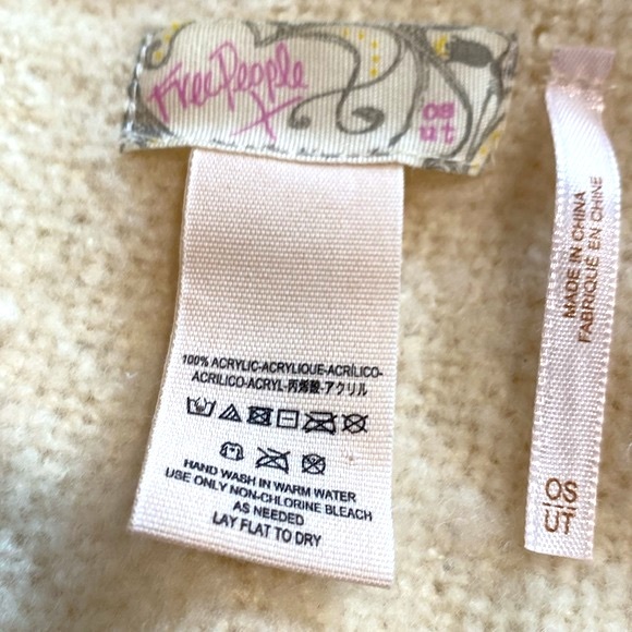 Free People Ivory Fringe Wrap - Picture 4 of 4